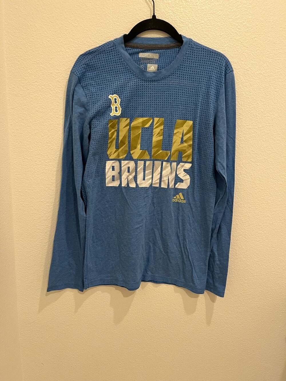 Adidas UCLA Bruins Aeroknit Performance Long Sleeve Shirt
